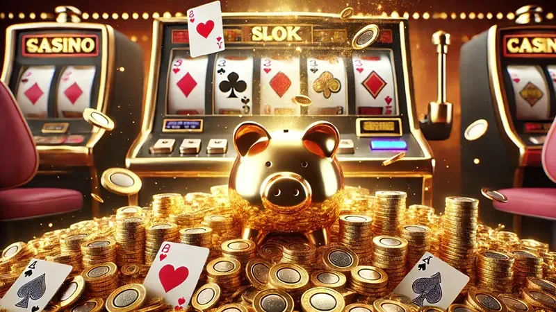 Antarmuka permainan slot di perangkat mobile